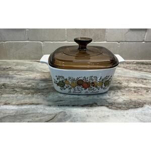 Vintage Corning Ware Rectangular Spice Of Life Le Persil La Sauge 1.5 QT